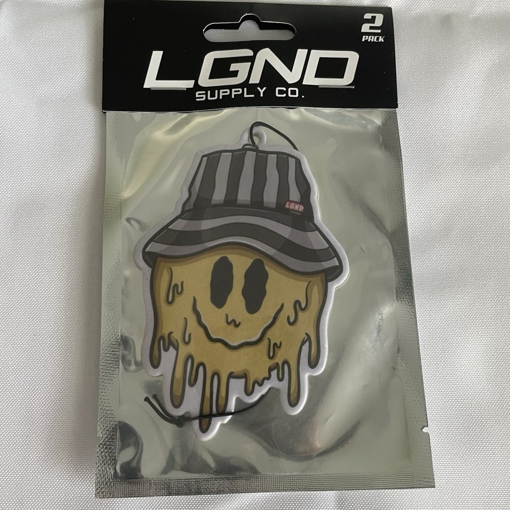 LGND Supply CO Car Freshener 2 Pack Smiley Face In Hat Popsicle Sealed
